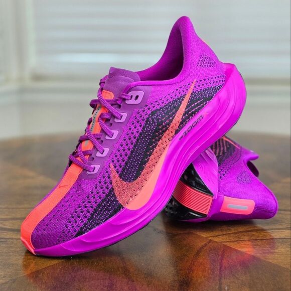 Nike Pegasus Plus Vivid Purple Turbo Running Shoes Flyknit FQ7262-500 Men's 8.5